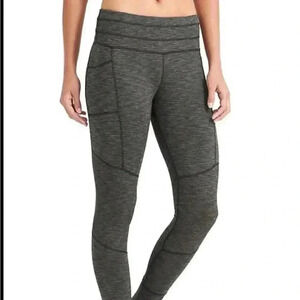 Athleta Charcoal Heather Leggings